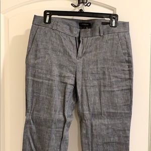 Banana Republic Blue Cropped Work Pants